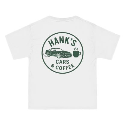 240SX Drift Car Heavyweight T-Shirt - Hank's Cars & Coffee - Image 5