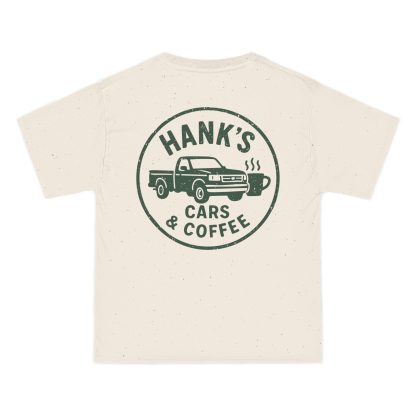Hank's Cars & Coffee Logo - OBS F150 Heavyweight T-Shirt - Image 10