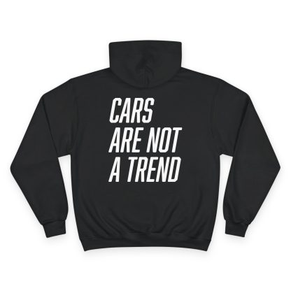 CARS ARE NOT A TREND - Hank's Cars & Coffee Hoodie - Image 2