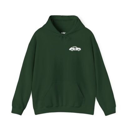 Hank's Cars & Coffee Black & White Logo Hoodie - Image 9