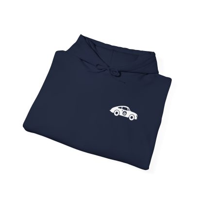 Hank's Cars & Coffee Black & White Logo Hoodie - Image 24