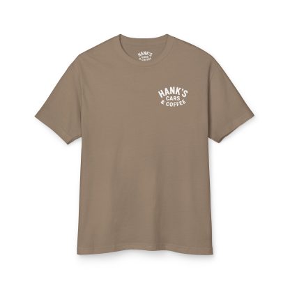Hank's Cars & Coffee Logo Heavyweight Tee - Image 5