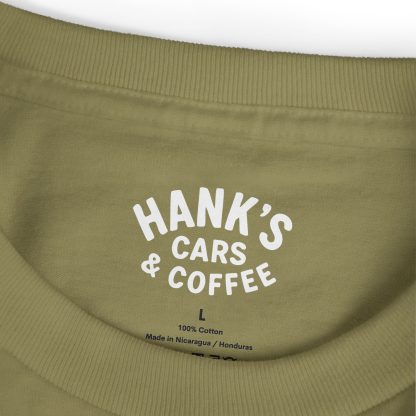 Hank's Cars & Coffee Logo Heavyweight Tee - Image 11