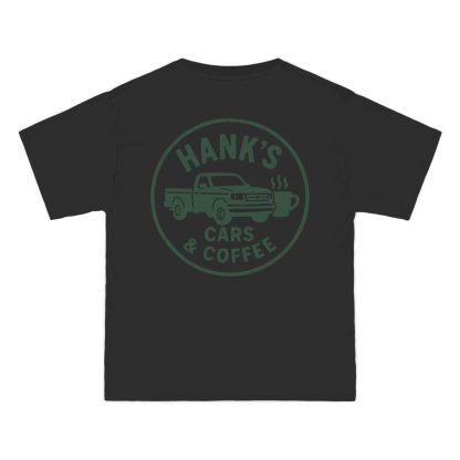 Hank's Cars & Coffee Logo - OBS F150 Heavyweight T-Shirt - Image 2