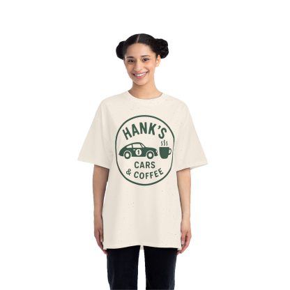 Hank's Cars & Coffee Logo - Basic Tee - Image 4