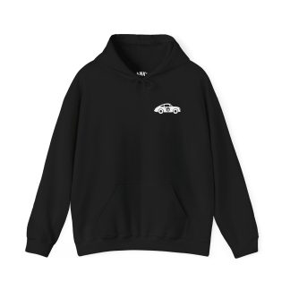 Hank's Cars & Coffee Black & White Logo Hoodie