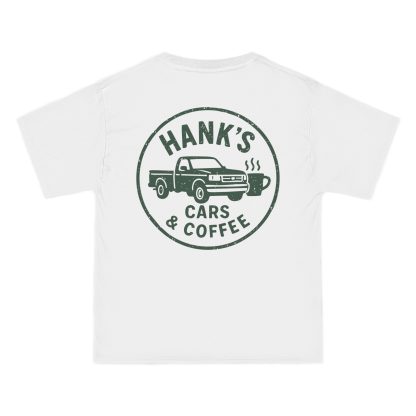 Hank's Cars & Coffee Logo - OBS F150 Heavyweight T-Shirt - Image 6