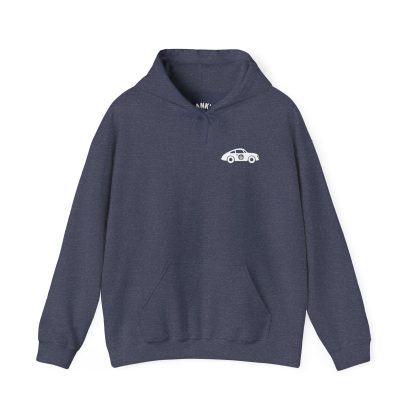 Hank's Cars & Coffee Black & White Logo Hoodie - Image 13