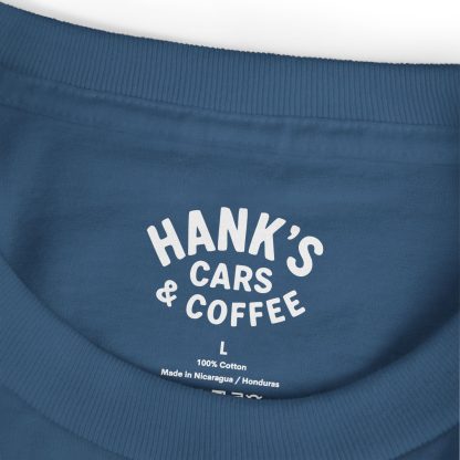 Hank's Cars & Coffee Logo Heavyweight Tee - Image 15