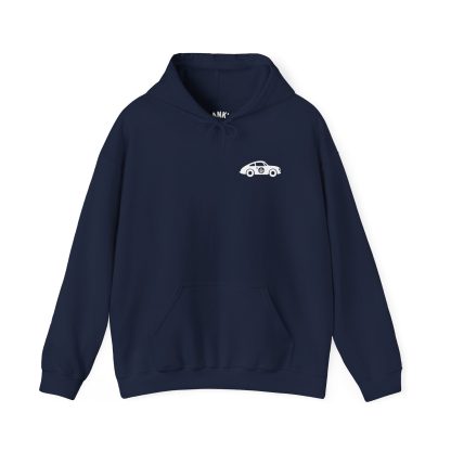 Hank's Cars & Coffee Black & White Logo Hoodie - Image 21
