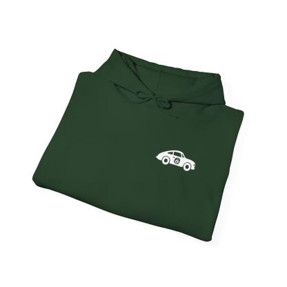 Hank's Cars & Coffee Black & White Logo Hoodie - Image 12