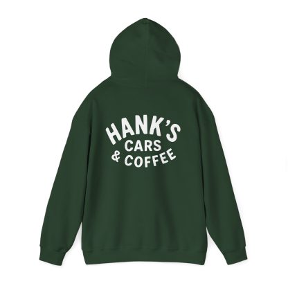 Hank's Cars & Coffee Black & White Logo Hoodie - Image 11