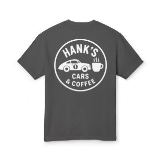 Hank's Cars & Coffee Logo Heavyweight Tee